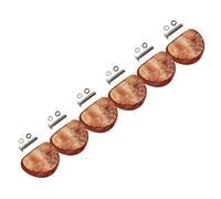 6 Pcs Tuning Pegs Machine Heads Knobs Handle for Guitar Parts Coffee