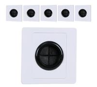 6 Pcs TV Cable Hider,Wall Hole Cover,Cable Entry Cover for Home Office TV Setup,Single Gang Wall Grommet for Tidying Cords Wires Access/Covering Outlets Receptacles (White)