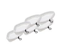 6 PCS Universal Washable Triangular Microfiber Cleaning Pad Cover Washable Cloths for X5 Steam Mops and Generic Fit Steam Mop/Drawstring Microfibre Cleaning Pads for S2 Series Mop & X5 MOP