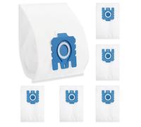 6 Pcs Vacuum Cleaner Filters for Miele Compatible with C1/C3, GN Seris、Miele SF-HA 50、S4、S5、S6、S8、S4000、S5000, Protection Filters for Air Filtration and Cleaner Performance (White)