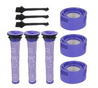 6 PCS Vacuum Filter Set Replacement For Dyson Vacuum Sweeper Filter with Brush