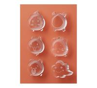 6 PCS Wall Door Handle Stopper, Clear Rubber Door Knob Wall Protector Silencer Self Adhesive Door Bumpers for Walls Reusable Wall Shield Cushion, Washable & Reusable