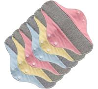 6 PCS Washable Reusable Protective Liners with Multi-Layer Absorbency, Soft Cotton-Touch Fabric for Sensitive Skin, Discreet and High-Resilience Pads for Daily Confidence and Hygiene (6 pcs)