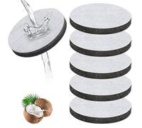 6 Pcs Water Bottle Filter Discs fit for Brita Water Bottles and Carafes | Effective Filtration, Reduce Chlorine & Organic impurities for Travel, Office & Emergency Use