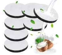 6 Pcs Water Bottle Filter Discs, Micro Disc Water Filter Compatible with Brita Fill and Go Waters Filters Bottles Carafes, Filters Discs Reduce Chlorine, Microparticles and Other Impurities