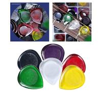 6 Pcs Water Drop Shaped Guitar Pick Acoustic Electric Bass Guitars Plectrum Clear Large Size Electric Guitar Pick