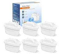 6 Pcs Water Filter Cartridges for Brita Maxtra Pro, Marella, Style, Aluna