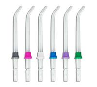 6 Pcs Water Flosser Heads Compatible with Waterpik, Replacement Heads, Flosser Replacement Tips Parts, Refill Heads for Oral Irrigator Dental Flosser Wp100 Wp250 Wp300 Wp450 Wp660 Wp900
