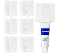 6 Pcs White Command Spring Large, Self Adhesive, Sticky, Adhesive Clips for Hanging Tapestry, Wall Hanging for Bathroom Kitchen Home Hotel