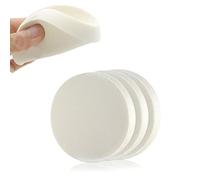 6 PCS White Large Makeup Blender Cosmetic Eye Face Foundation Primer Puff Sponges Dry and Wet Dual-Use Face Paint Sponge for Liquid Foundation or Powders (White)
