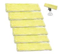 6 Pcs Window Cleaner Pads Compatible with Karcher Window Vacuum Cleaner Pads for Karcher Replacement Microfibre Cleaning Swipping Mop Cover Cloths for Karcher WV2 Plus WV5 WV6 Premium