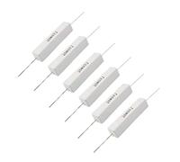 6 Pcs Wire Wound Ceramic Cement Resistor 8 Ohm 20W 5%