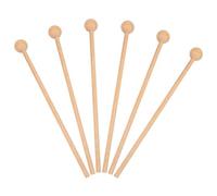 6 PCS Wood Mallets Percussion Sticks Percussion Mallets for Glockenspiel,Xylophone,Energy Chime,Woodblock,Bells,Percussion Instrument