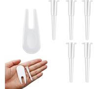 6 PCS Yoga Ball Replacement Plugs and Plug Puller Kit, Yoga Ball Air Plug, Pilates Ball Air Stopper, Exercise Ball Plug Removal Devices for Exercise Ball, Pilates, Stability Ball, Birthing Ball