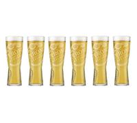 6 Peroni Pint Glasses