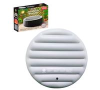 Energy Saving Spa Cover, Inflatable Lid, Protective Rain Overflow, Heat Insulator Technology, Round Bladder, Fits All 6 Person Hot Tubs Up to 68 Inches, Grey