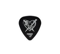 6 Pickboy Skull Broken Heart Plectrums - Heavy 1.00mm