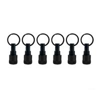 6-Piece 1/4 Inch Hex Screwdriver Bit Holder Keychain Extension Bar, Magnetic Ball-Bearing Detent for Quick Change, Compatible with Drivers and Hand Tools(D)