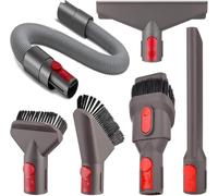 6-Piece Accessory Set Replacement for Dyson Brush with Extension Hose Nozzle Set for Dyson GEN5 G5 V15 V12 V11 V10 V8 V7 for Cleaning Joints Corners Bed Feet Pet Hair and Sofas Quick to Clean