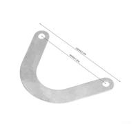 6-Piece Air Compressor Head Valve Plate Kit for Silent Oil- Compressors - U-Shaped & Tongue-Shaped Metal Plates (46x59mm, 57x28mm,