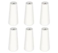 6-Piece Blind Cord Connectors & Pull Cord Ends, Roman Blind Kit for Window, Ceiling Light Switches, Shower Blinds & Fan Pulls (White)