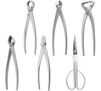 6-piece bonsai scissor tool set, 6 different scissor rollers to meet all needs of the use process, for pruning and shaping plants, free your hands and easy