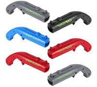 6-Piece Bottle Opener Cap Gun, Cap Shooting Bottle Opener Gun, Funny Beer Bottle Opener for Home Bar World Cup Parties & BBQs, Cool Gadgets for Men (2Red/2Grey/Black/Blue)