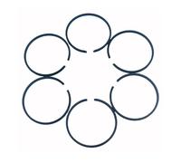 6-Piece ChainSaw 50mm X 1.5mm Piston Ring Kit Suitable Fit For 268 371 372 266 66 038 044 MS440 2063 625 670 2071