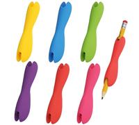 6 Piece Children's Pencil Handles with Ergonomic Dual Head Design, Enhancing Children's Grip Control During Drawing and Writing
