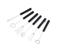6 Piece Chocolate Fondue Forks Set Sharing Outdoor | Chocolate Dipping Tool for Cheese Jams Sharing and Entertaining, for Parties Picnics and Holidays
