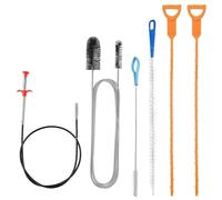 6-Piece Drain Snake, Drain Snake Unblocker for Hair Clogs, Flexible Plumbing Tool Effective Pipe Cleaner for Kitchen, Bathroom, Sink, Toilet