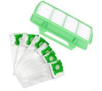 6 Piece Dust Bag Set with 1 Filter for Bork V7D1 Vacuum Cleaner Designed for Long Term Functionality