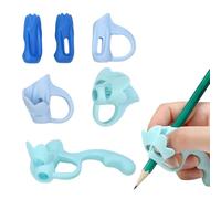 6-Piece Ergonomic Pen Holder Set, Writing Posture Correction Tool for Right & Left Hand Users, Writing Aid Grip (2025 Edition) (6 Stück A)