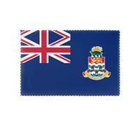 6-Piece Flag of the Cayman Islands Printed Placemats Set â€“ Sided Waterproof & Oil-Resistant Table Matsï¼Œ12 x 18 inches
