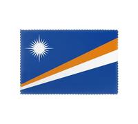 6-Piece Flag of the Marshall Islands Printed Placemats Set â€“ Sided Waterproof & Oil-Resistant Table Matsï¼Œ12 x 18 inches