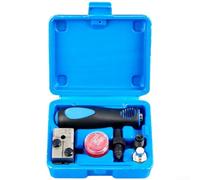6 Piece Flaring Tool Kit Designed for Brake Line Applications Includes 4.75mm Flaring Tool Detachable Handle and Punch Tools