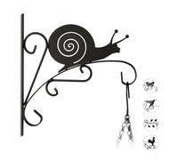 6-piece flower set wall hooks hanging baskets plant holders decoration