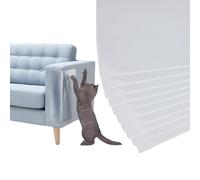 6-Piece Furniture Protectors from Cats Scratching,Cat Ccouch Protector,Anti Cat Scratch Furniture Protector for Couch, Doors & Walls (Transparent - 12"x16")