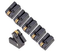 6 Piece Headless Guitar Bridge Tremolo Roller Saddles