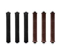 6-Piece Heat-Free Curling Set - Overnight Wave Rods for All Hair Types, No-Tool Spiral Rollers (Kitsch-Inspired Lazy Styling, Damage-Free Blowout Effect)