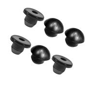 6 Piece Hydraulic Jack Oil Filler Plug Set, Rubber | Flat and Heads, Fluid Resistant Replacement Parts, for Trolley Jacks, Workshop Repair Use