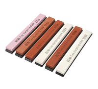 6 Piece Knife Sharpening Stone Set, 120/240/600/1000/2000/3000 Sharpening Stone Knife Sharpener for Knife Sharpener with Fixed Angle, Sharpening Stone Professional Set for Kitchen, Outdoor