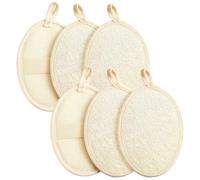 6 Piece Loofah Shower Wipes, Body Cleansing Tools, Bath Supplies, Durable Cleaning Wipes, Bathroom Accessories