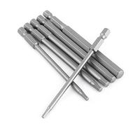 6 Piece Magnetic Hex Shank Screwdriver Set - 100mm Drill Bits with HEX Head Tool Bits - 1/4" Hex Shank Screwdriver Bits for Drilling & Screw Driving
