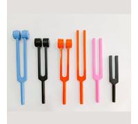 6-Piece Medical Tuning Fork Set - Multi-Color Aluminum Diagnostic Practice Kit for Students, Audiology & Physics Training