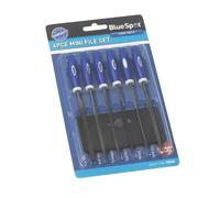 6 Piece Mini File Set With Pouch - Bluespot Tools Bs22652 - file set mini pouch 6 piece bluespot tools bs22652