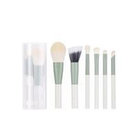 6-Piece Mini Portable Makeup Brush Set, Complete Eyeshadow Brush Set, Mini Travel Set,green,6 PC