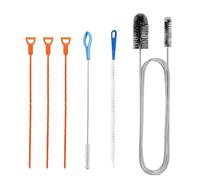 6-Piece Multi-Use Drain Unclogger & Hygiene Kit , Bathroom/Kitchen Sink Hair Removal Tool , Clog-Free Plumbing Maintenance , Eco-Friendly Blockage Solution