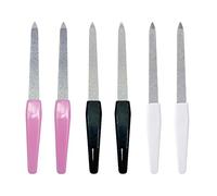 6-Piece Nail File Set, Nail File Strips, Stainless Steel Nail File, Double-Sided Nail File, Nail Tools