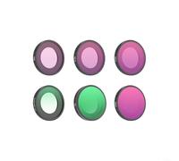 6-Piece Optical Glass Filter Set Compatible with for Insta360 GO Ultra Including 1/4 Black Soft, CPL, ND8, ND16, ND32, ND64 for Versatile Light Control